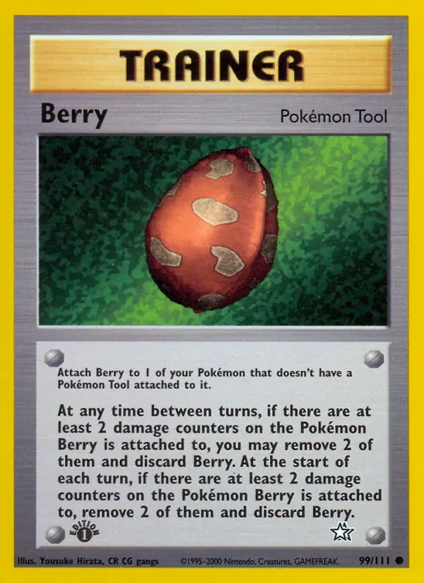 Berry 99/111 Neo Genesis Pokémon card