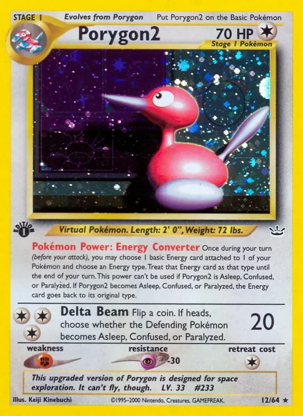 Porygon2 12/64 Neo Revelation Pokémon card