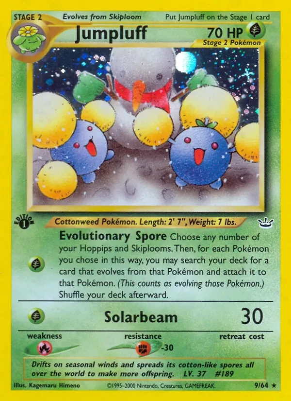 Jumpluff 9/64 Neo Revelation Pokémon Karte