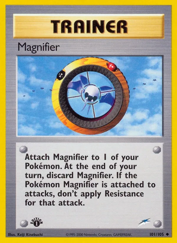 Magnifier 101/105 Neo Destiny Pokémon card