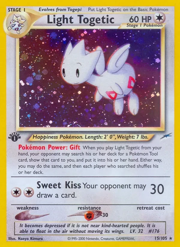 Light Togetic 15/105 Neo Destiny Pokémon Karte