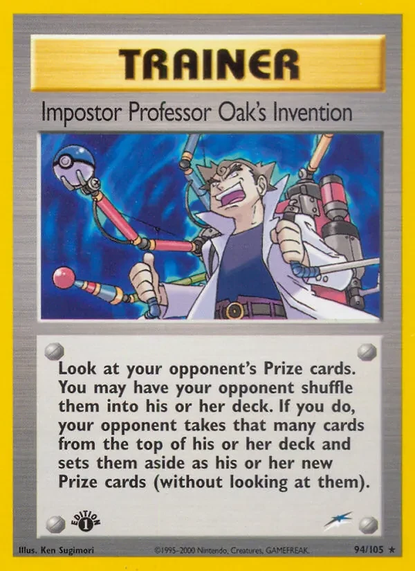 Impostor Professor Oak's Invention 94/105 Neo Destiny Pokémon Karte