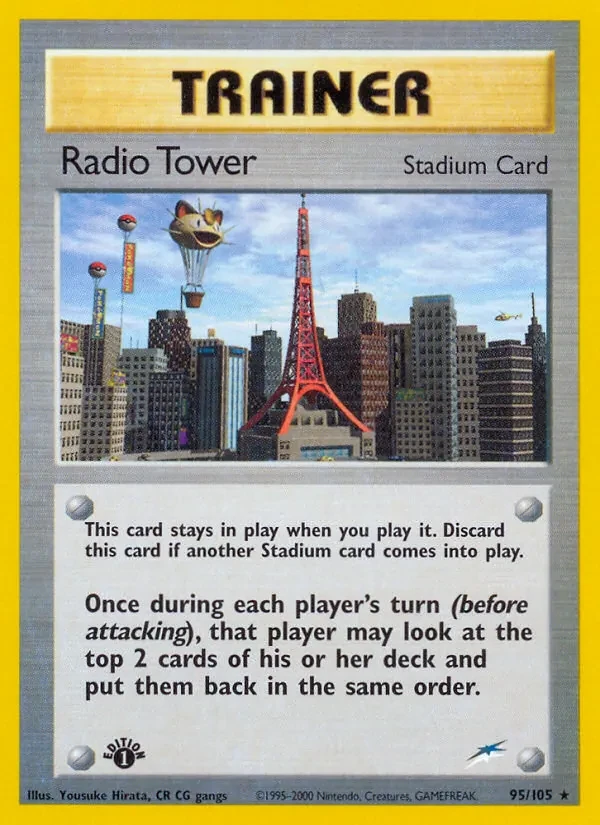 Radio Tower 95/105 Neo Destiny Pokémon card