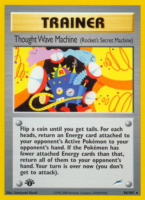 Thought Wave Machine (Rocket's Secret Machine) 96/105 Neo Destiny Pokémon card