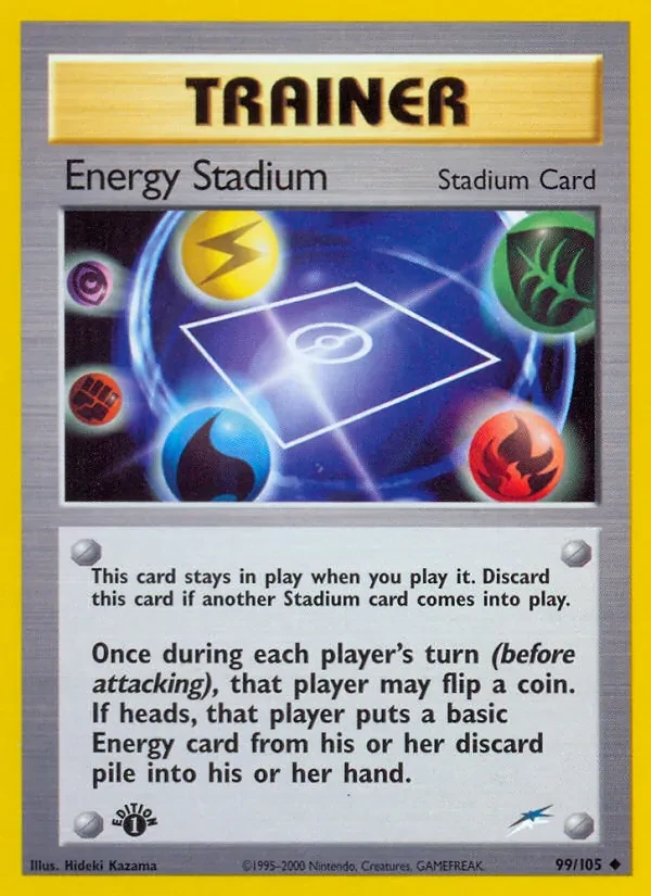 Energy Stadium 99/105 Neo Destiny Pokémon card