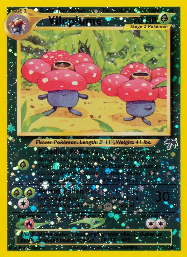 Vileplume 17/18 Southern Islands Pokémon card