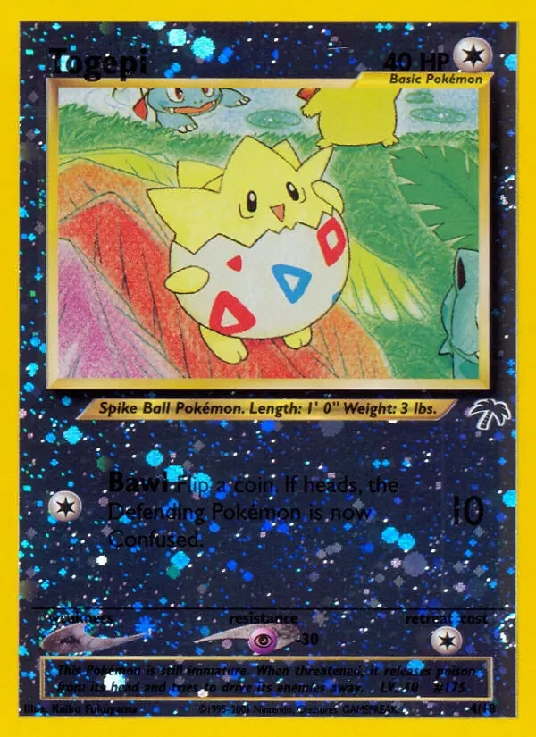 Togepi 4/18 Southern Islands Pokémon card