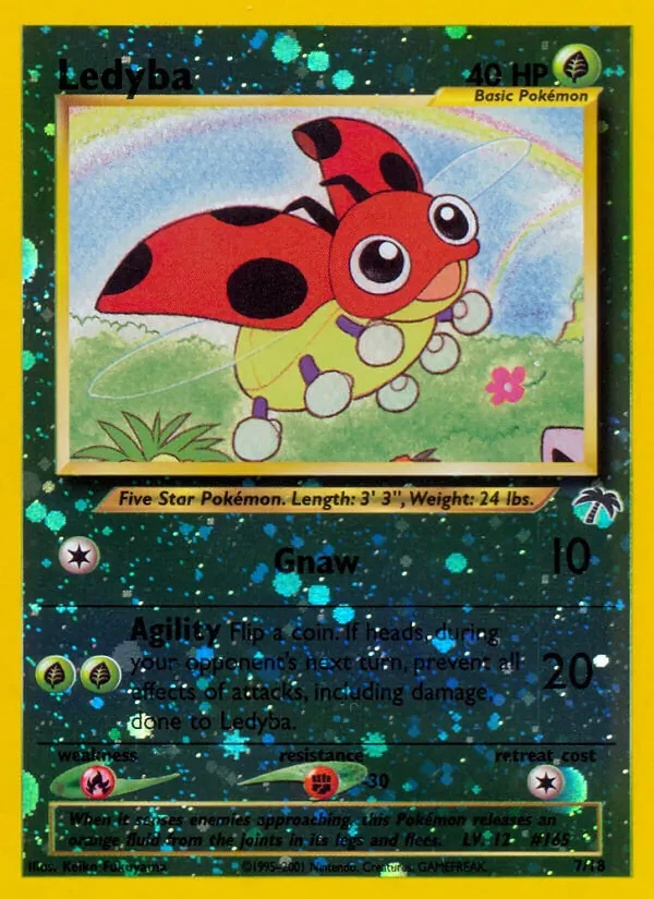 Ledyba 7/18 Southern Islands Pokémon card