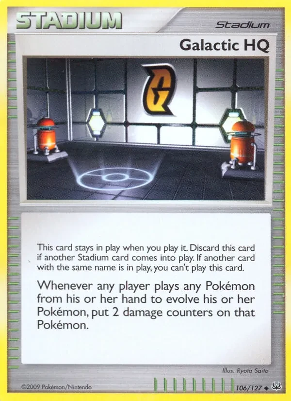 Galactic HQ 106/127 Platinum Pokémon card