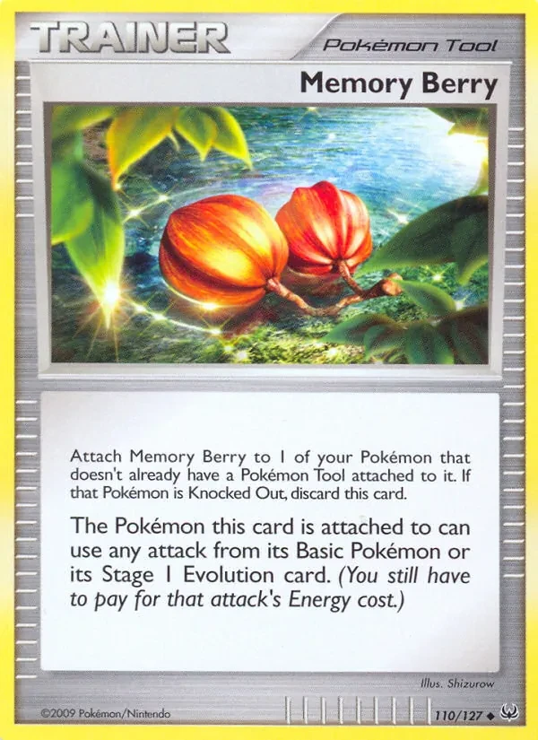 Memory Berry 110/127 Platinum Pokémon card