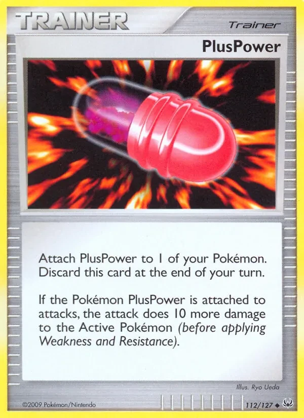 PlusPower 112/127 Platinum Pokémon card