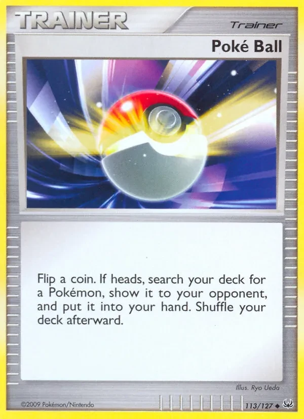 Poké Ball 113/127 Platinum Pokémon card