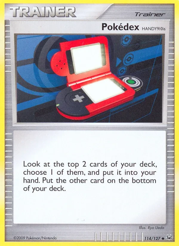Pokédex HANDY910is 114/127 Platinum Pokémon card