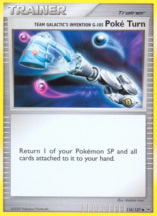 Carte Pokémon Team Galactic's Invention G-105 Poké Turn 118/127 Platinum