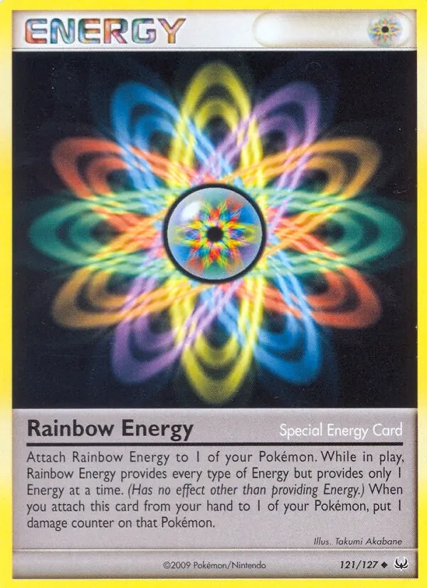 Rainbow Energy 121/127 Platinum Pokémon card