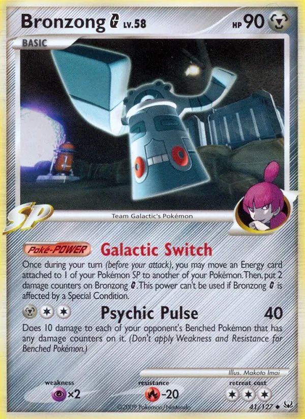 Bronzong G 41/127 Platinum Pokémon card