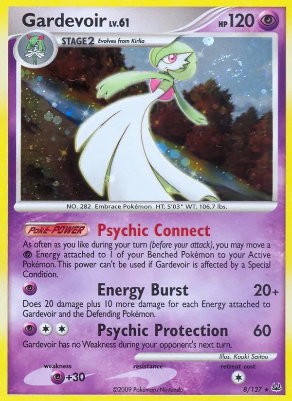 Gardevoir 8/127 Platinum Pokémon Karte