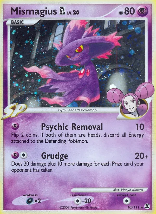 Mismagius GL 10/111 Rising Rivals Pokémon card