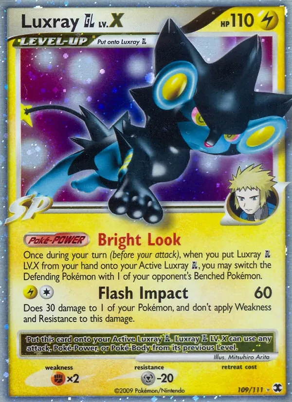 Luxray GL LV.X 109/111 Rising Rivals Pokémon Karte