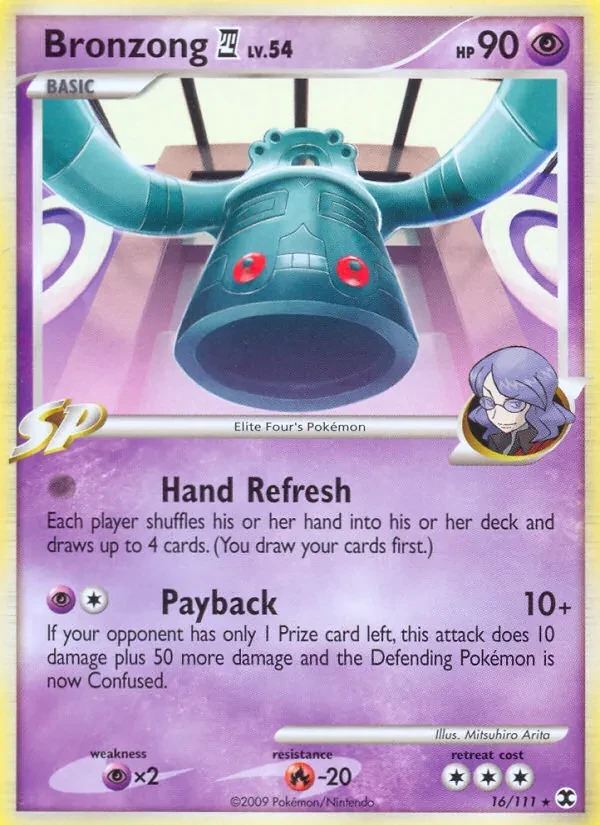 Bronzong E4 16/111 Rising Rivals Pokémon card