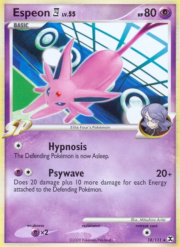 Espeon E4 18/111 Rising Rivals Pokémon card