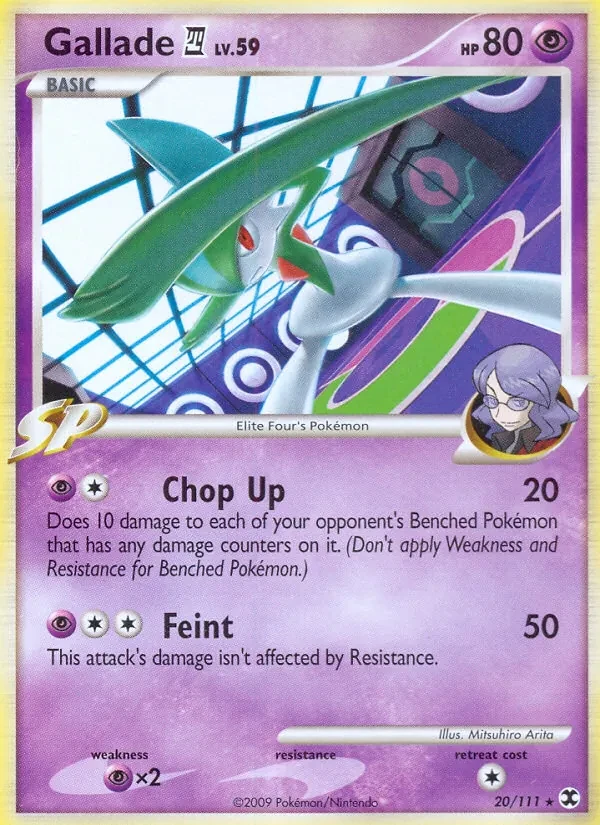 Gallade E4 20/111 Rising Rivals Pokémon card