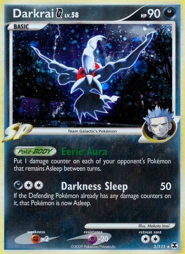 Darkrai G 3/111 Rising Rivals Pokémon card