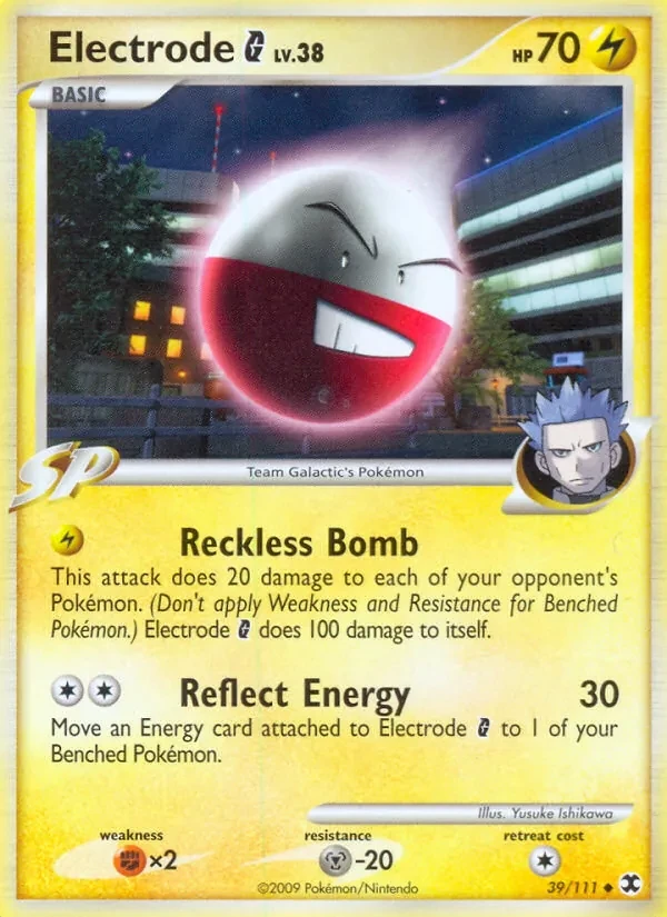 Electrode G 39/111 Rising Rivals Pokémon card