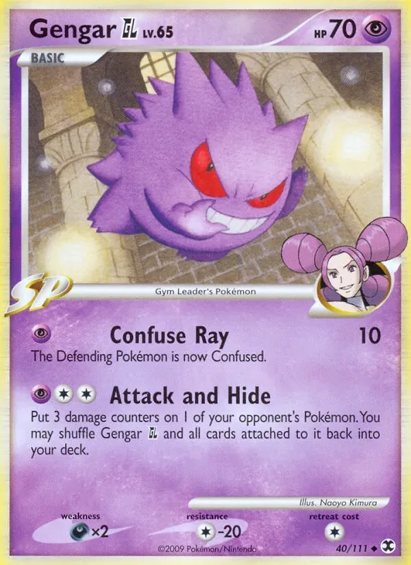 Gengar GL 40/111 Rising Rivals Pokémon card