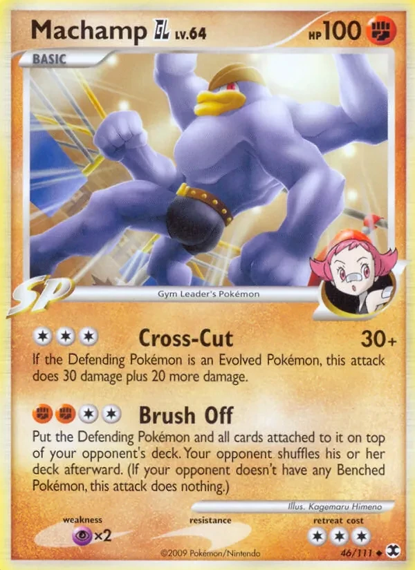 Machamp GL 46/111 Rising Rivals Pokémon Karte