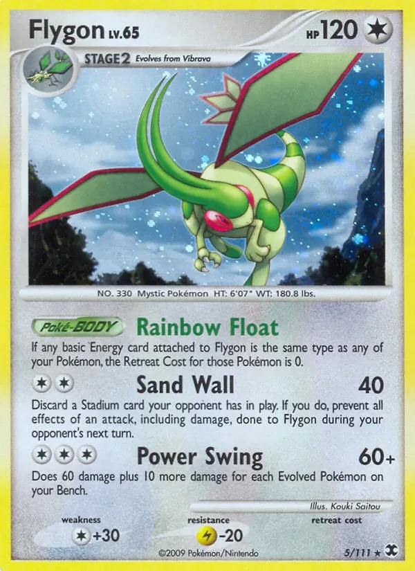 Flygon 5/111 Rising Rivals Pokémon Karte