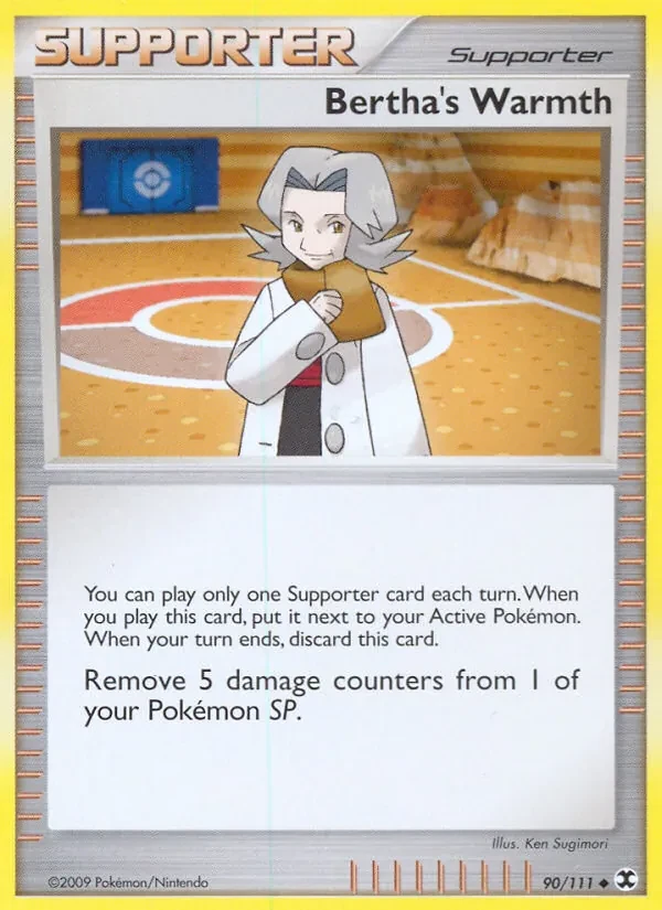 Bertha's Warmth 90/111 Rising Rivals Pokémon Karte