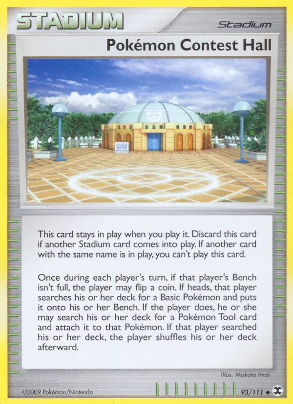 Pokémon Contest Hall 93/111 Rising Rivals Pokémon card