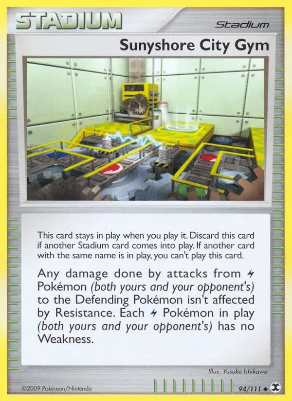 Sunyshore City Gym 94/111 Rising Rivals Pokémon Karte