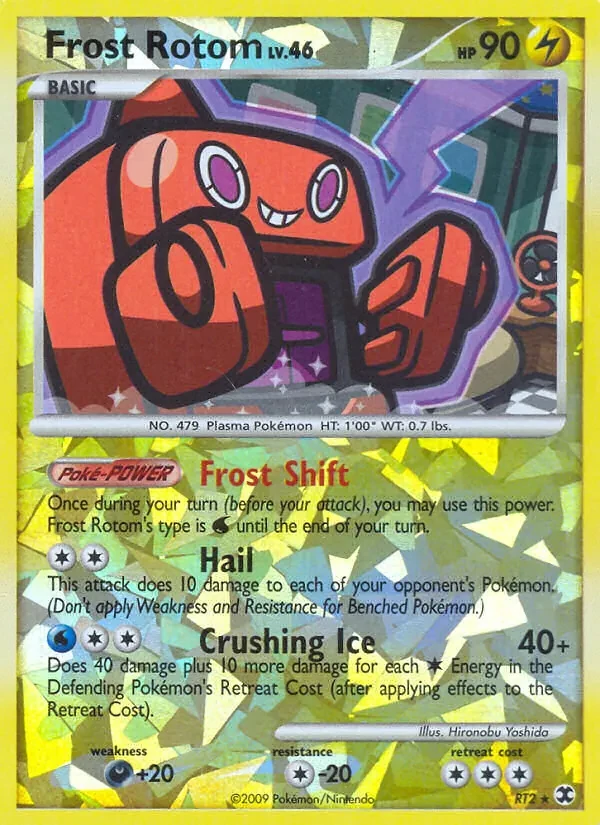 Frost Rotom RT2 Rising Rivals Pokémon Karte