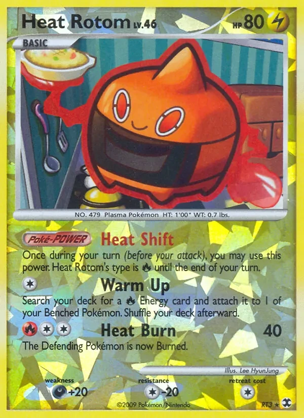 Heat Rotom RT3 Rising Rivals Pokémon card
