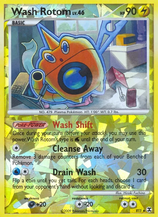 Wash Rotom RT5 Rising Rivals Pokémon card