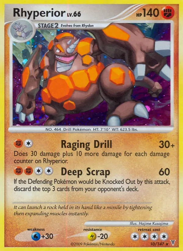 Rhyperior 10/147 Supreme Victors Pokémon card