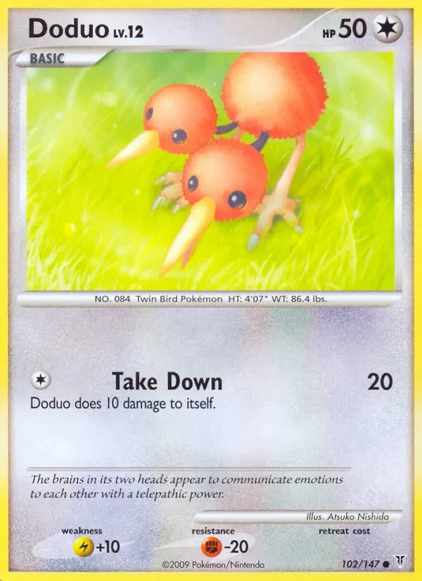 Doduo 102/147 Supreme Victors Pokémon card