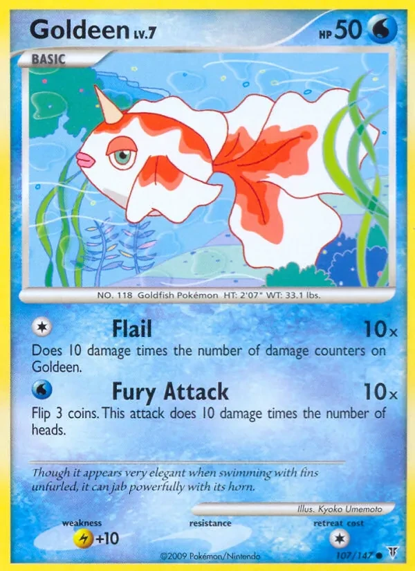 Goldeen 107/147 Supreme Victors Pokémon Karte