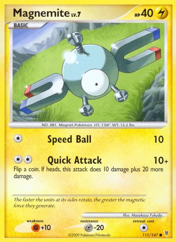 Magnemite 111/147 Supreme Victors Pokémon card