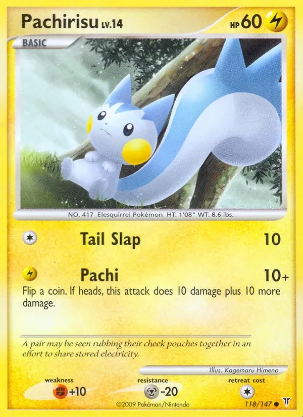Pachirisu 118/147 Supreme Victors Pokémon card