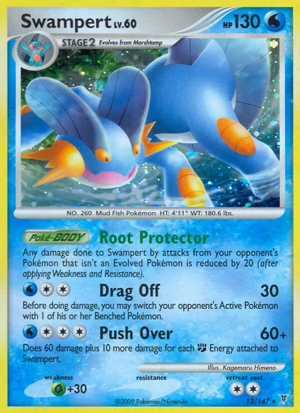 Swampert 12/147 Supreme Victors Pokémon card