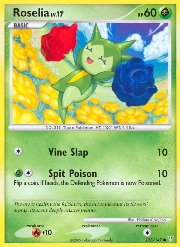 Roselia 123/147 Supreme Victors Pokémon card