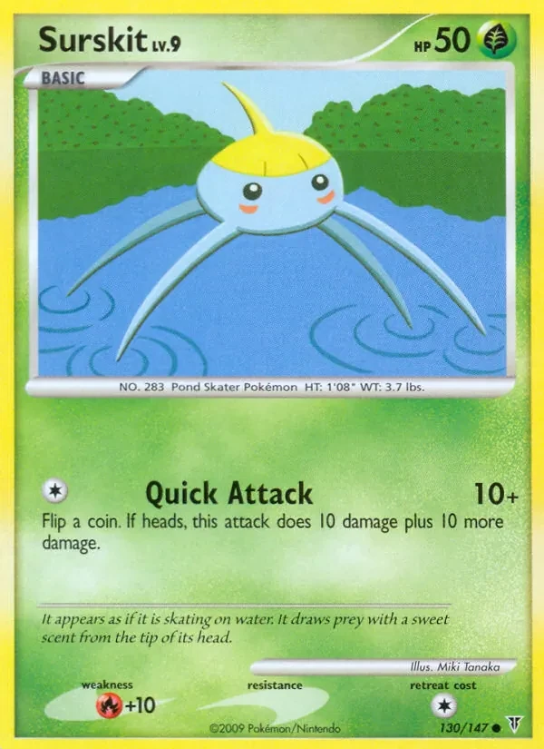 Surskit 130/147 Supreme Victors Pokémon card