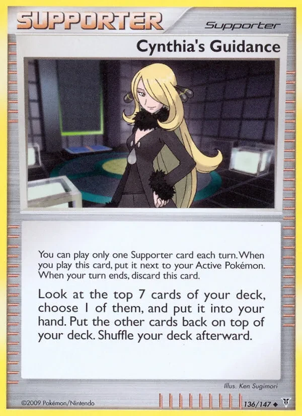Cynthia's Guidance 136/147 Supreme Victors Pokémon Karte