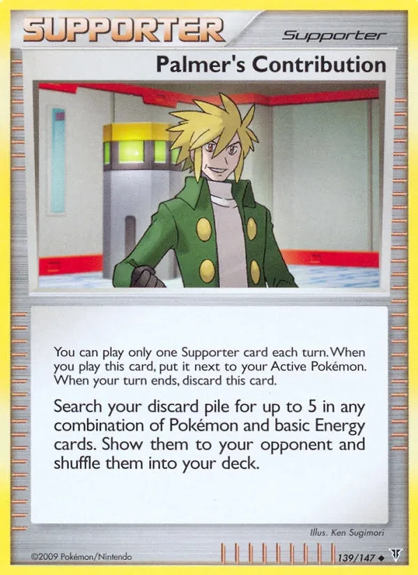 Palmer's Contribution 139/147 Supreme Victors Pokémon card