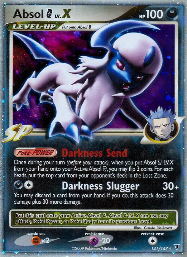 Absol G LV.X 141/147 Supreme Victors Pokémon card