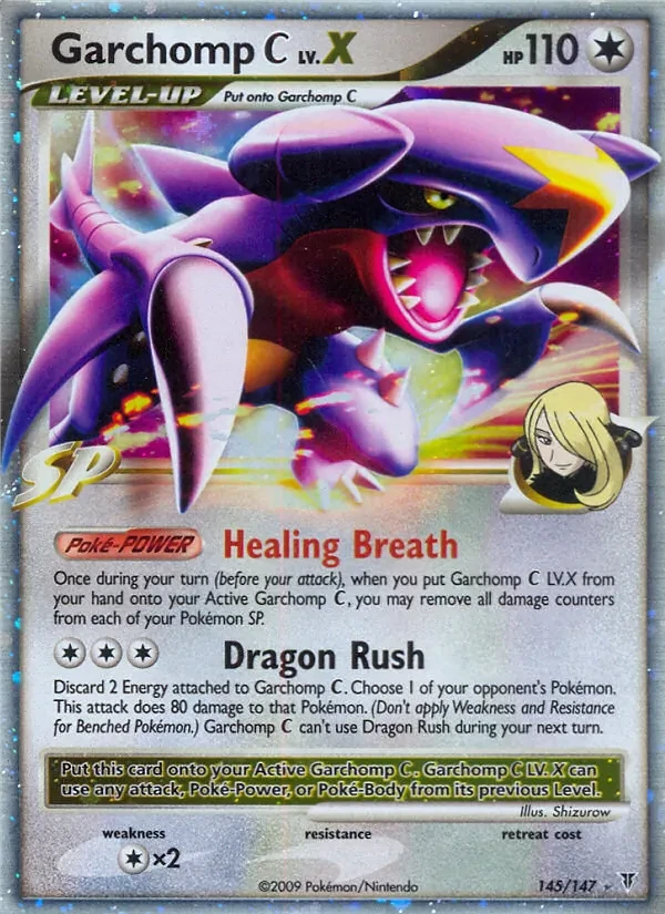 Garchomp C LV.X 145/147 Supreme Victors Pokémon Karte