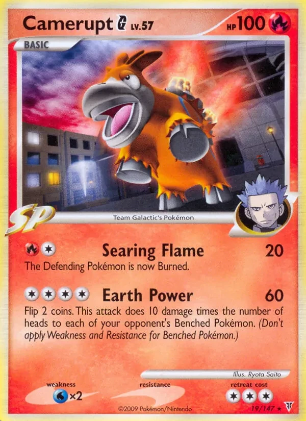 Camerupt G 19/147 Supreme Victors Pokémon card